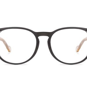 Black Full Rim Round Eyeglasses P133