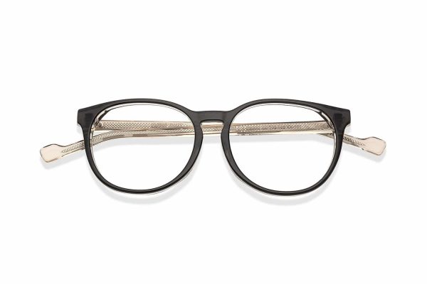 Black Full Rim Round Eyeglasses P133 – Image 4
