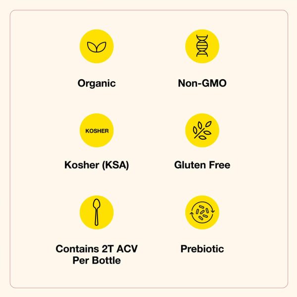 Bragg Organic Apple Cider Vinegar Refreshers, Ginger Lemon Honey, 16 fl oz – Image 4