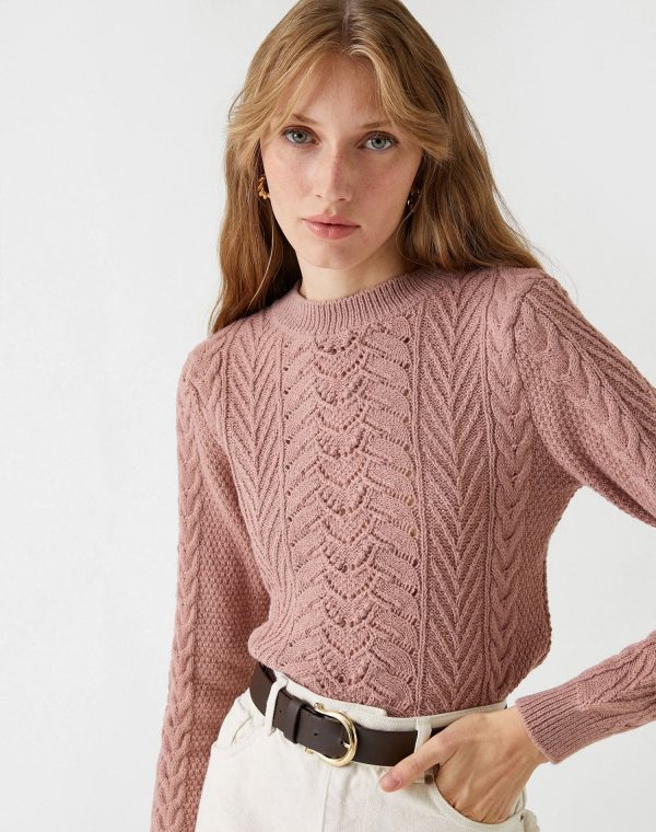 Knitted Detailed Sweater – Image 2