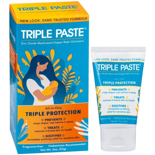 Triple Paste Medicated Ointment for Diaper Rash, 2 oz Tube – Image 3